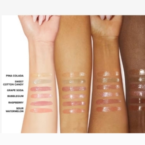 TOO FACED Rasberry Kissing Jelly Gloss Juicy Lip Oil/Gloss Hybrid - Picture 5 of 12